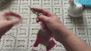 Как я вяжу плед для торопыжек в технике энтерлак от угла