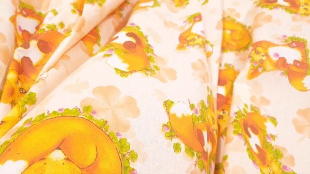 Перкаль 150 см набивной арт 140 рис 13323 вид 1 Хитрый нос