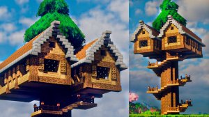 Как Построить ДОМ НА ДЕРЕВЕ в МАЙНКРАФТЕ