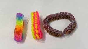 Обучение по плетению браслета "Тротуар" из резинок.