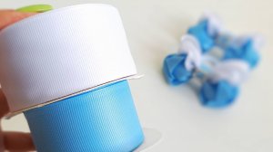 Минимум ленты - максимум очарования: Мастер-класс бантики из лент репс 4 см