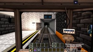 МОЁ МЕТРО В МАЙНКРАФТ. Поездка по кольцевой линии с информатором.