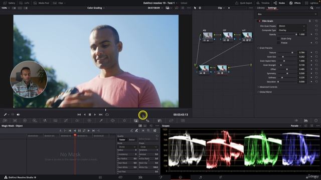 Davinci Resolve - 4.23 - Film Grain (Studio Only) (Обучение)