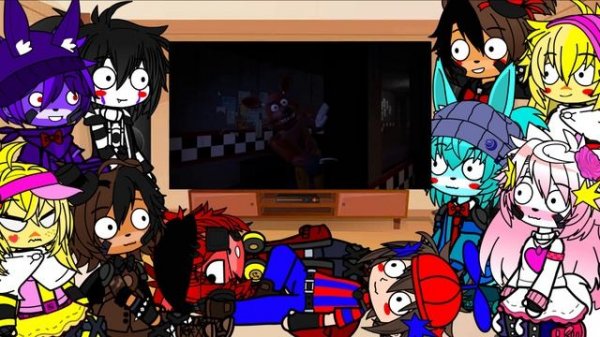 фнаф 1 и 2 реагирует на Friendly Foxy FNAF Gmod Animation