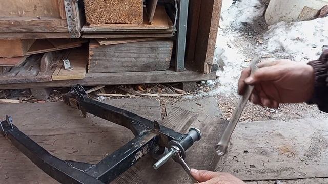 Сигма спорт 125 VRX. Замена сайлентблоков маятника.