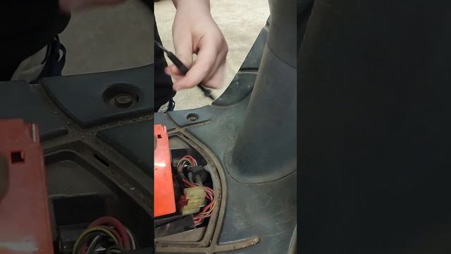 Запуск скутера Suzuki Lets после зимы