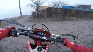Regulmoto holeshot red edition, обкатка