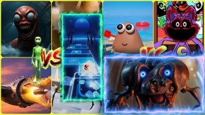 8 Монстров, выполняющих задание - Вращающееся колесо 2