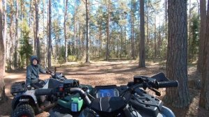 Обкатываем квадроцикл avantis h8 new lux. Катаем с сыном по ле?