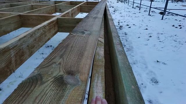 6. Цокольное перекрытие / Каркасный дом 5*8