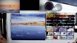 Бесплатный вебинар по акварельной живописи «Весенняя