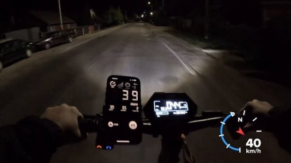 НОЧНАЯ ПОЕЗДКА на KUGOO KIRIN G4 PRO