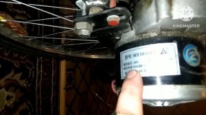 3" самодельный электровелосипед мотор MY1016Z2 250вт 36в за $9