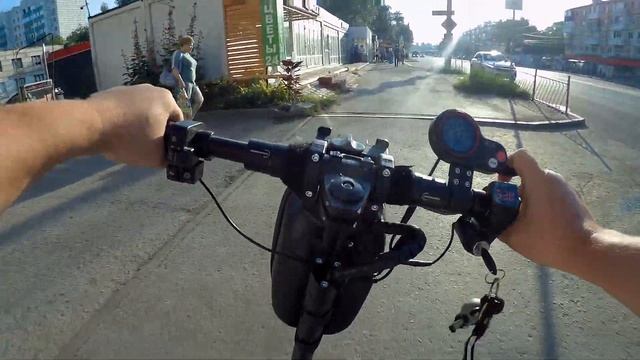 Wolonggu M4 Pro Plus. Утренняя поездка на работу.