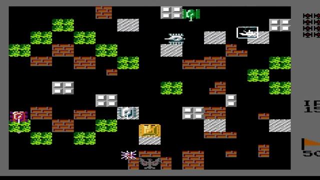 Battle City 1990 B (NES, 1990) Уровень 50 смотреть онлайн