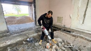 Продолжаем ломать дом. Стройка и ремонт идут полным ходом. Жизнь простых людей в деревне.