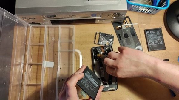 Замена аккумулятора у redmi not 8