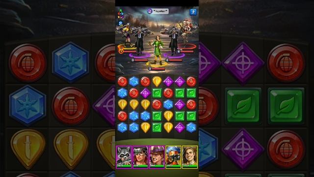 Puzzle Combat, турнир заряженная атака, 3* без ограничений, день 2ой