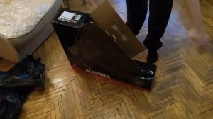 Unpacking / Распаковка Самокат Аврора Tech Team / Scooter Tech Team AURORA