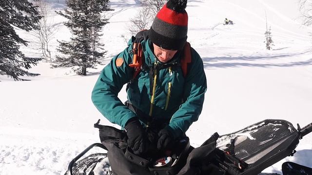 Катаем на горниках в мороз. Сломали два снегохода BRP Ski-Doo Summit 850X.