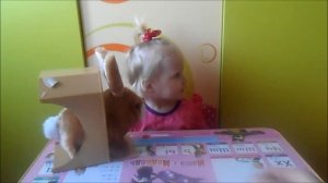 Прыгающий Зайка мягкая и интероктивная игрушка Leaping Bunny soft toy