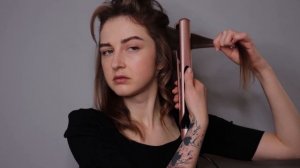 Как сделать локоны утюжком.