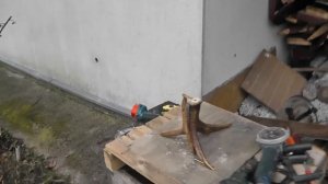 Мебель из рогов. Стул No 2.