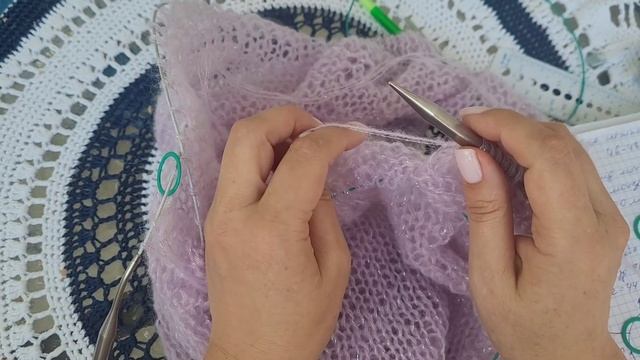 24 вересня 2024 р.МК вязаный кардиган спицами из мохера  в