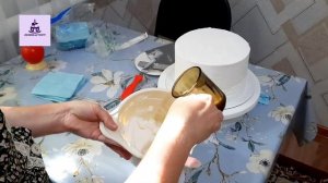 Крем на растительных сливках! Выравнивание тортика! Б?