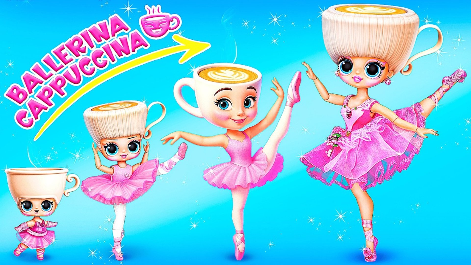 Балерина Капучино растёт! Поделки для кукол смотреть онлайн