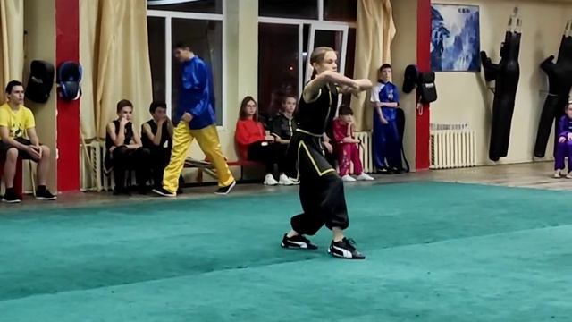 2021 год . Чемпионат Украины по Кунгфу  Золотой призер Ла