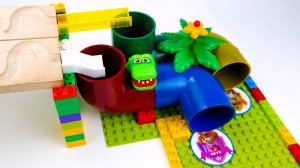 Гонка Marble Run✨ Склон ХАБА и Мусоровоз. Мультик про машинки, веселый мультик, Смотреть мультики.