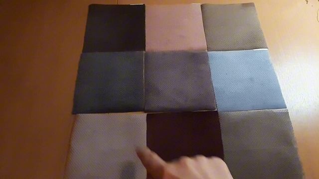 Лоскутный блок из мебельных остатков