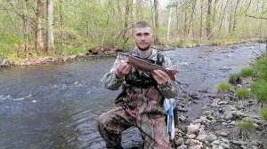 Поймал своего трофейного ЛЕНКА. Рыбалка на ХАРИУСА и ЛЕНКА. Ловлю на розовую швабру. Горная речка.