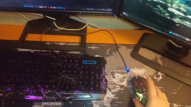 Игровая поверхность карта мира RZTK Map 900 X 400 X 4 мм | Видео