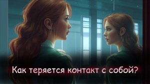 Почему теряется контакт с собой?