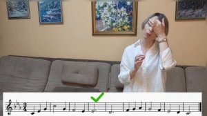 Размеры в музыке. Размер 3/4 (3/4)