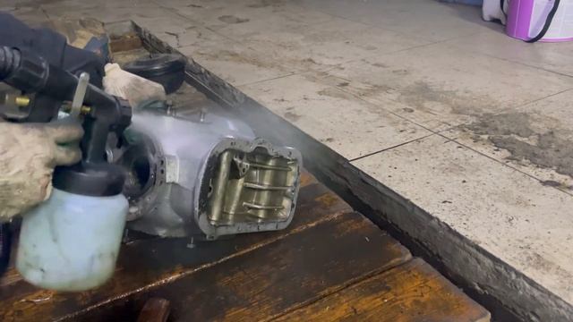 Отмываю и подготавливаю двигатель мотоцикла Урал к сб
