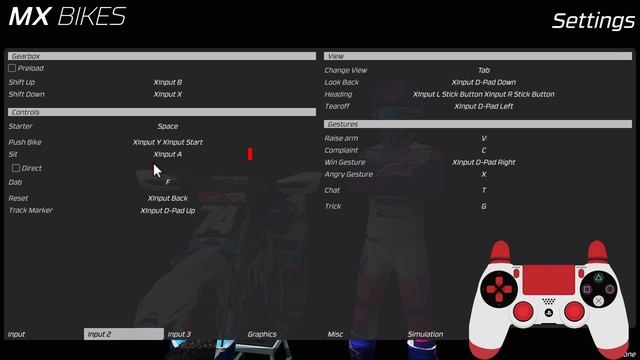 НАСТРОЙКИ УПРАВЛЕНИЯ И ПОДВЕСКИ В MX BIKES (BETA 19) смотреть онлайн