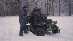 Зимние испытания квадроцикла «РОСОМАХА»