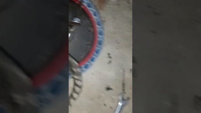 Замена покрышки колеса самоката/xiaomi/Replacing a scooter wheel tire