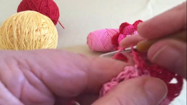 Очаровательный цветок вязание крючком для начинающих