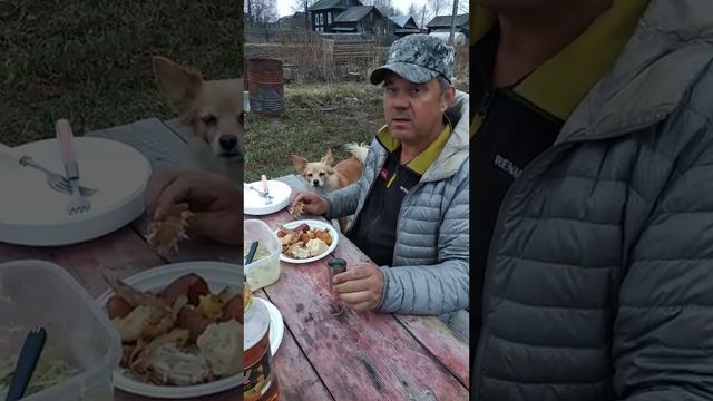 Легкий деревенский стол. Прелесть!