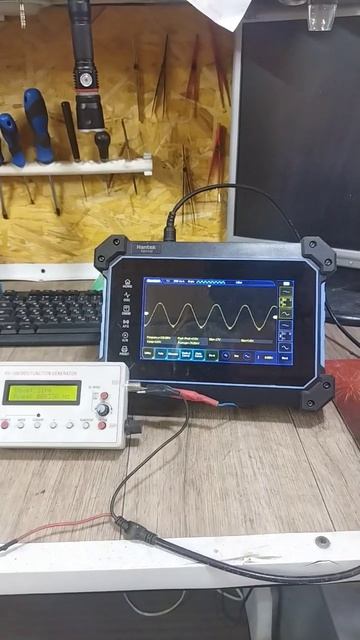 проверка генератора сигнала осциллографом смотреть онлайн