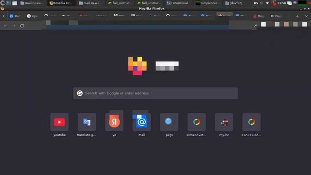 Как подключить к ПК облака Mail и Yandex  на LINUX  через Webdav