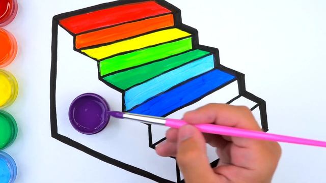 Bolalar uchun zinapoyalarni chizish / Рисование Лестниц для Детей / Drawing смотреть онлайн