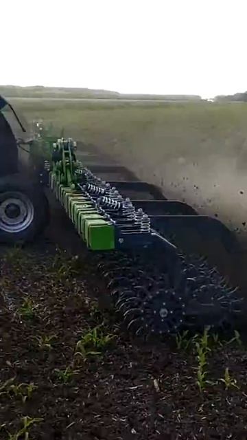 Ротационная борона Green Star 9м. в поле. смотреть онлайн