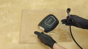 Покраска крышки подушки безопасности Audi — как с завод