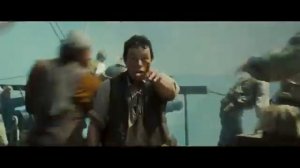 Дейви Джонс призывает Кракена. Пираты Карибского моря