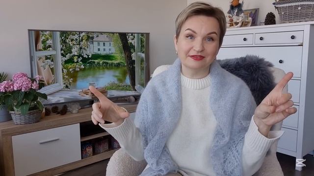 Пуховый платок готов! ♡ Носочки "Бали" ♡ МК на мужскую смотреть онлайн